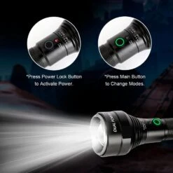 Husky 10000 Lumens Dual Power Focusing Aluminum Rechargeable Flashlight -Husky Tools Shop husky handheld flashlights 91307 1f 1000