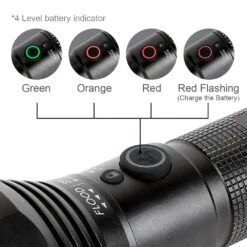 Husky 10000 Lumens Dual Power Focusing Aluminum Rechargeable Flashlight -Husky Tools Shop husky handheld flashlights 91307 40 1000