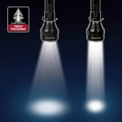 Husky 10000 Lumens Dual Power Focusing Aluminum Rechargeable Flashlight -Husky Tools Shop husky handheld flashlights 91307 77 1000