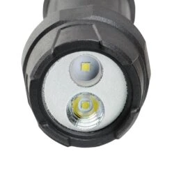 Husky 1000 Lumens Tough Stainless Steel Core Multi-Setting LED Flashlight, Impact And Water Resistant With Batteries -Husky Tools Shop husky handheld flashlights hsk1pak1000psf c3 1000