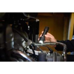 Husky 500 Lumens Tough Stainless Steel Core Multi-Setting LED Flashlight, Impact And Water Resistant With Batteries -Husky Tools Shop husky handheld flashlights hsk1pak500psf1 44 1000