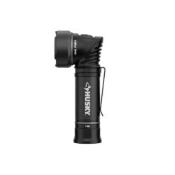 Husky 750 Lumens Dual Power LED Swivel-Head Rechargeable Flashlight With Pocket Clip And Rechargeable Battery -Husky Tools Shop husky handheld flashlights hsky750dpswf a0 1000
