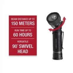 Husky 1000-Lumens Dual Power LED Swivel-Head Rechargeable Tactical Multi-Purpose Handheld Flashlight -Husky Tools Shop husky handheld flashlights pvl flt 0022 1f 1000