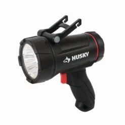 Husky 1500 Lumens Dual Power Rechargeable Handheld Spotlight