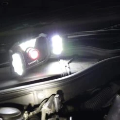 Husky 2000-Lumens LED Dual Panel Focusing Rechargeable Utility Light (2-Pack) -Husky Tools Shop husky handheld spotlights d25h 2pk2000 31 1000