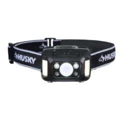 Husky 350-Lumens Dual-Power Broad Range LED Water/Impact Resistant Headlamp With 9 Modes And Batteries -Husky Tools Shop husky headlamps 7531 hh350 4f 1000