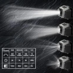 Husky 600 Lumens Dual Power Twist To Focus Rechargeable Headlight -Husky Tools Shop husky headlamps 90709 1d 1000