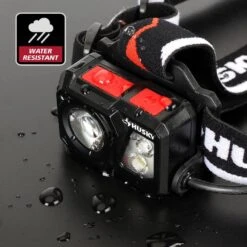 Husky 1000 Lumens Dual Power Compact Rechargeable Headlamp -Husky Tools Shop husky headlamps 91308 77 1000