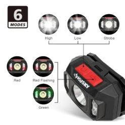 Husky 550 Lumens Compact Multi-Setting Dimmable Headlight -Husky Tools Shop husky headlamps 91398 40 1000