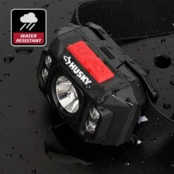 Husky 550 Lumens Compact Multi-Setting Dimmable Headlight -Husky Tools Shop husky headlamps 91398 77 1000