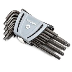 Husky Ball End Hex Set, SAE/MM (26-Piece) -Husky Tools Shop husky hex key sets hbehksm26pc 06 a0 1000