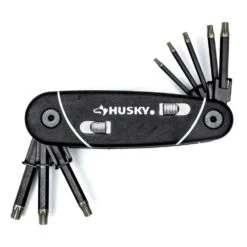 Husky Folding Locking Diamond Hex Key Set Torx (8-Piece)