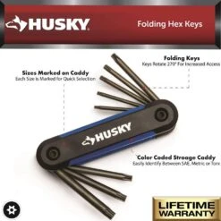 Husky Folding Tamperproof Torx Key (8-Piece) 11 Husky Folding Tamperproof Torx Key (8-Piece) -Husky Tools Shop husky hex key sets hftptk8pc 06 40 1000
