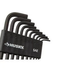 Husky SAE Short Arm Hex Key Set (10-Piece) -Husky Tools Shop husky hex key sets hsahks10pcn 06 c3 1000