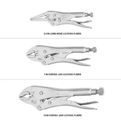 Husky 3-Piece, Locking Pliers Set And 4-Piece Pliers Set -Husky Tools Shop husky home tool kits 90966 40 1000