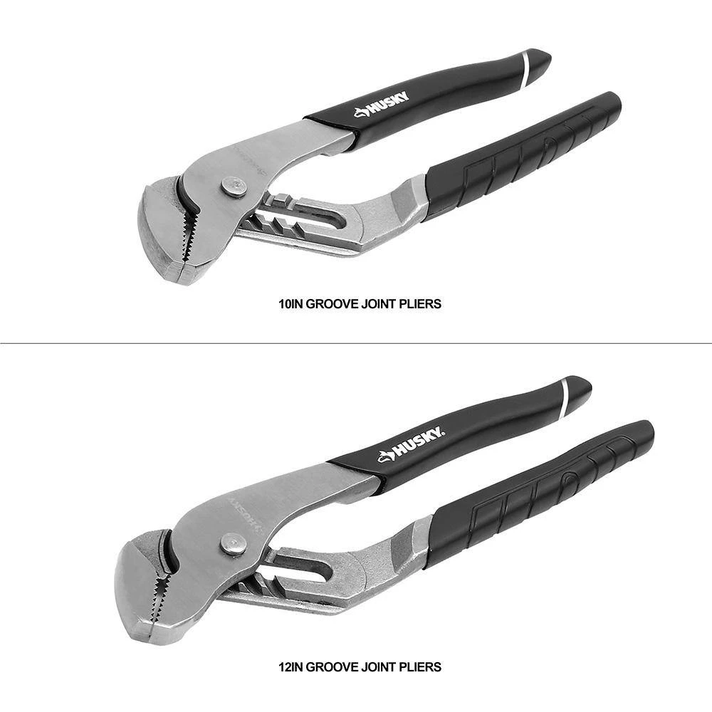 Husky 3-Piece, Locking Pliers Set And 2-Piece Groove Joint Pliers Set 4 Husky 3-Piece, Locking Pliers Set And 2-Piece Groove Joint Pliers Set - Image 2