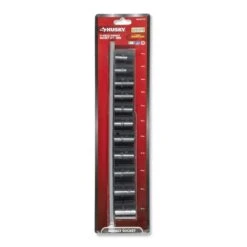 Husky 1/2 In. Drive Standard Metric 6-Point Impact Socket Set (11-Piece) -Husky Tools Shop husky impact socket sets h2dimsm11pc 4f 1000