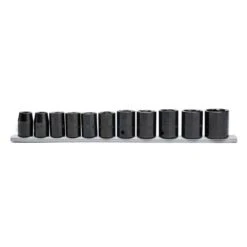 Husky 1/2 In. Drive Standard Metric 6-Point Impact Socket Set (11-Piece) -Husky Tools Shop husky impact socket sets h2dimsm11pc 76 1000