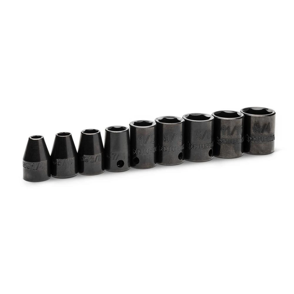 Husky 3/8 In. Drive Impact Socket And Accessory Set (40-Pieces) 5 Husky 3/8 In. Drive Impact Socket And Accessory Set (40-Pieces) - Image 3