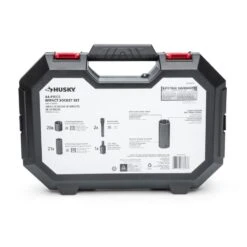 Husky 3/8 In. Drive SAE/Metric 6-Point Impact Socket Set (44-Piece) -Husky Tools Shop husky impact socket sets h3d44pcimpsas 4f 1000