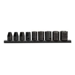 Husky 3/8 In. Drive Standard SAE 6-Point Impact Socket Set (9-Piece) -Husky Tools Shop husky impact socket sets h3dimss9pc 76 1000