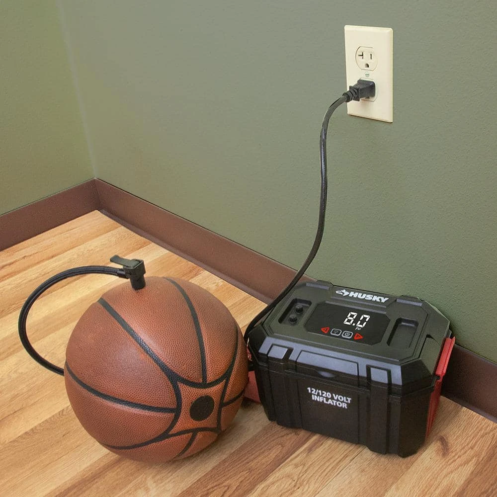 Husky 12-Volt/120-Volt Home & Auto Tire Inflator 8 Husky 12-Volt/120-Volt Home & Auto Tire Inflator - Image 6