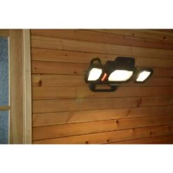 Husky 10,000 Lumen Three-Head Hybrid LED Work Light With Rechargeable Battery -Husky Tools Shop husky jobsite lighting 7903801012 31 1000