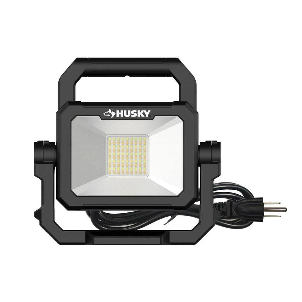 Husky 3000 Lumen LED Portable Corded Work Light 3 Husky 3000 Lumen LED Portable Corded Work Light