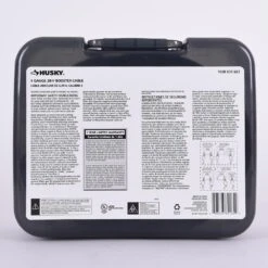 Husky 20 Ft. 4-Gauge UL Booster Cable -Husky Tools Shop husky jumper cables 0160420 ul1 66 1000