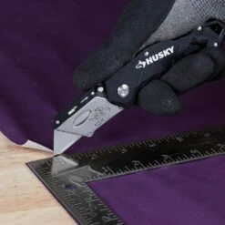 HUSKY 3-PACK FOLDING LOCK-BACK Utility Knife -Husky Tools Shop husky knife sets 00073 44 1000