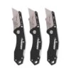 HUSKY 3-PACK FOLDING LOCK-BACK Utility Knife -Husky Tools Shop husky knife sets 00073 64 1000
