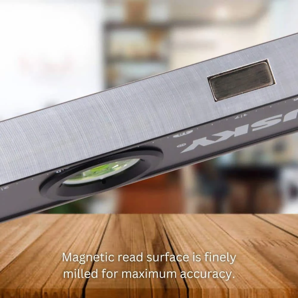 Husky 903 24 In. Heavy-Duty Magnetic Box Beam Level 6 Husky 903 24 In. Heavy-Duty Magnetic Box Beam Level - Image 4