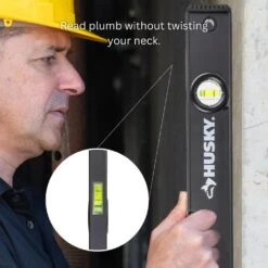 Husky 72 In. Heavy-Duty Magnetic Box Beam Level -Husky Tools Shop husky levels 903x 42pm 72h c3 1000