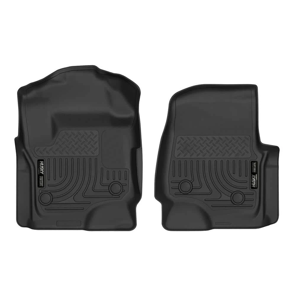 Front Floor Liners Fits 17-17 F-250 Crew With Vinyl 3 Front Floor Liners Fits 17-17 F-250 Crew With Vinyl