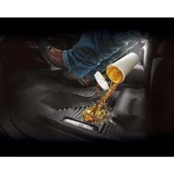 2nd Seat Floor Liner Fits 17-18 F250F350/F450 Crew With Factory Box -Husky Tools Shop husky liners floor mats 53381 4f 1000
