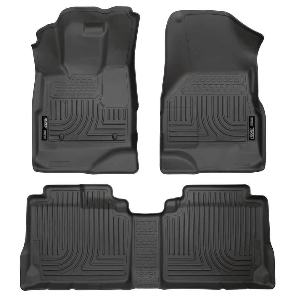 Front & 2nd Seat Floor Liners Fits 10-17 EquinoX/Terrain 3 Front & 2nd Seat Floor Liners Fits 10-17 EquinoX/Terrain