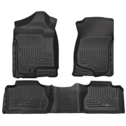 Front & 2nd Seat Floor Liners Fits 07-13 Silverado/Sierra Extended