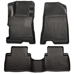 Front & 2nd Seat Floor Liners Fits 08-12 Accord 4 Door