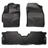 Front & 2nd Seat Floor Liners Fits 12-17 Prius V