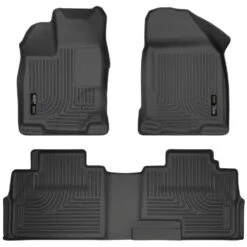 Front & 2nd Seat Floor Liners Fits 07-14 Edge, 07-15 MKX