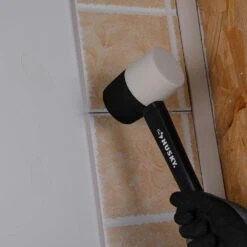 Husky 16 Oz. White And Black Rubber Mallet -Husky Tools Shop husky mallets 90690 31 1000