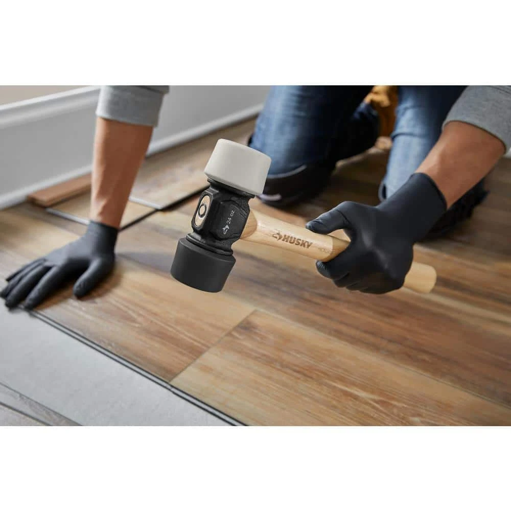 Husky 24 Oz. Hickory 2-Sided Soft Face Mallet 4 Husky 24 Oz. Hickory 2-Sided Soft Face Mallet - Image 2