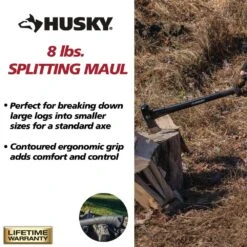 Husky 8 Lbs. Splitting Maul Guarded With 36 In. Fiberglass Handle -Husky Tools Shop husky mauls 35298 a0 1000