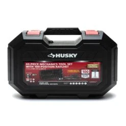 Husky 3/8 In. Drive 100-Position Universal SAE And Metric Mechanics Tool Set (60-Piece) -Husky Tools Shop husky mechanics tool sets h10060mtsrm 1f 1000