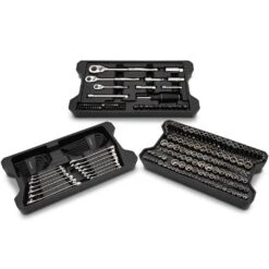 Husky Mechanics Tool Set In Connect Trays (270-Piece) -Husky Tools Shop husky mechanics tool sets h270connect c3 1000