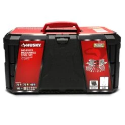 Husky 1/4 In., 3/8 In. And 1/2 In. Drive Mechanics Tool Set (300-Piece) -Husky Tools Shop husky mechanics tool sets h300mts 1f 1000