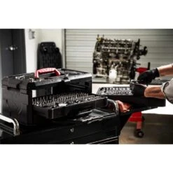 Husky 1/4 In., 3/8 In. And 1/2 In. Drive Mechanics Tool Set (300-Piece) -Husky Tools Shop husky mechanics tool sets h300mts 4f 1000