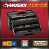 Husky 1/4 In., 3/8 In. And 1/2 In. Drive Mechanics Tool Set (300-Piece) -Husky Tools Shop husky mechanics tool sets h300mts 64 1000