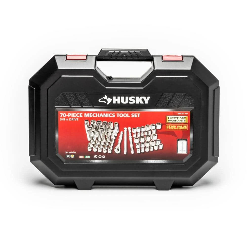 Husky 3/8 In. Drive Mechanics Tool Set (70-Piece) 12 Husky 3/8 In. Drive Mechanics Tool Set (70-Piece) - Image 10