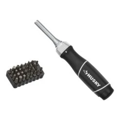 Husky Ratcheting Screwdriver Set (30-Piece) -Husky Tools Shop husky multi bit screwdrivers 236360300 40 1000